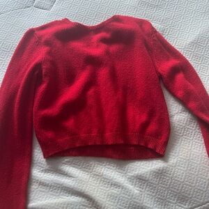 brandy cropped sweater